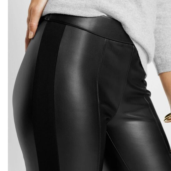 TALBOTS Portland FAUX Black
LEATHER LEGGINGS Size 6 women NWT🏷 - Picture 9 of 13